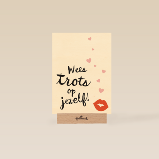 trots met zoen powervrouw