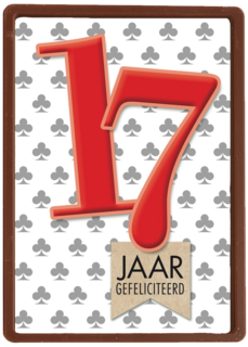 zeventien rood klavers