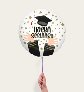Ballon Hoera Geslaagd Multi