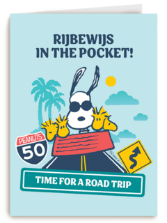 Rijbewijs in de pocket Peanuts
