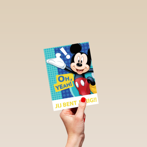 oh yeah jij bent jarig met mickey