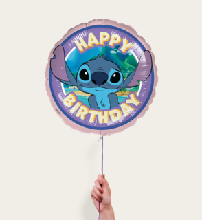 Ballon Stitch Happy Birthday Multi