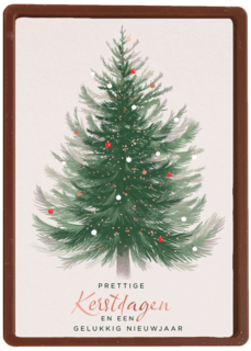 Prettige kerstdagen kerstboom