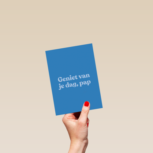 vaderdag kaart andc geniet van je dag pap