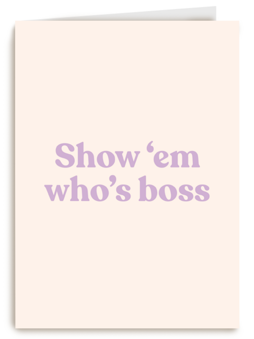 goed gedaan kaart andc show them who is boss
