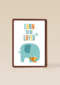 Geboortefelicitatie born to be loved olifant