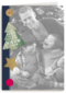 fijne kerst blauw kader