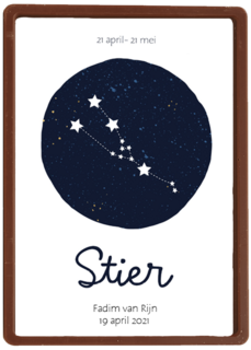 sterrenbeeld geboorte stier