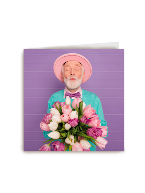 Een grote bos bloemen speciaal voor jou