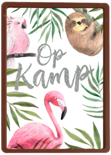 Op kamp kaart jungle dieren Op kamp kaart jungle dieren