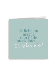 Sterktekaart Ziekte Ik laat je niet in de steek