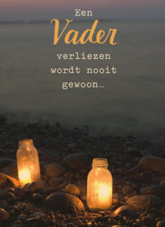 een vader verliezen wordt nooit gewoon