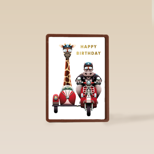 folio happy birthday from hippo and giraffe
