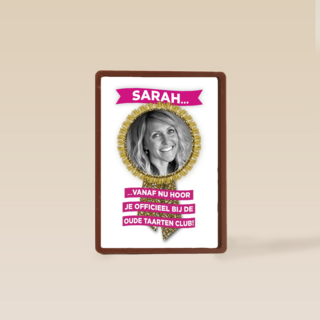 sarah een mooie medaille