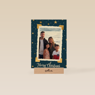 kerstkaart fotokaart hoekjes