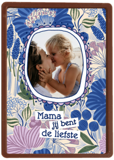 Bloemen jij bent de liefste fotokaart