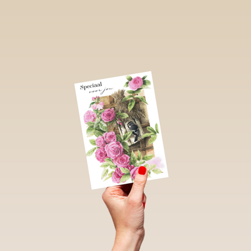 moederdag klassiek speciaal voor jou een bloemetje