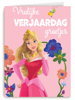 Disney vrolijke verjaardagsgroetjes Doornroosje