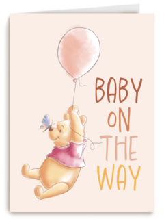 Baby on the way met Winnie the Pooh