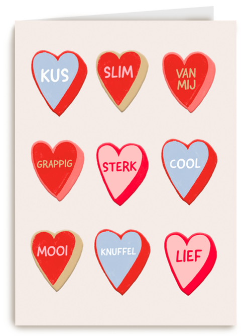 Omschrijf je lover in hartjes