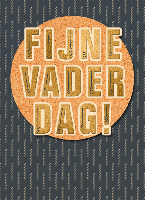 vaderdag kaart klassiek patroon fijne vaderdag