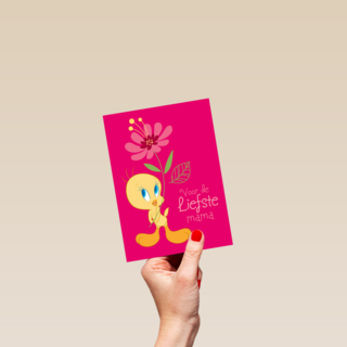Tweety kaart voor de liefste mama