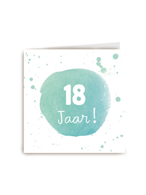 Watercolour leeftijden 16 tot 29