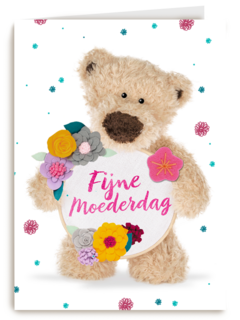 moederdag kaart beer fijne moederdag