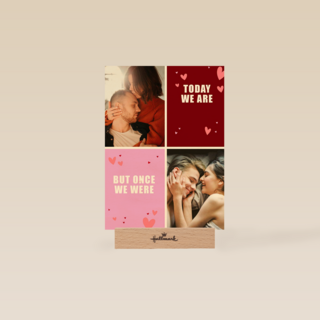 Valentijnskaart foto once we were