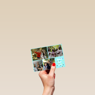 Fotokaart Collage Confetti