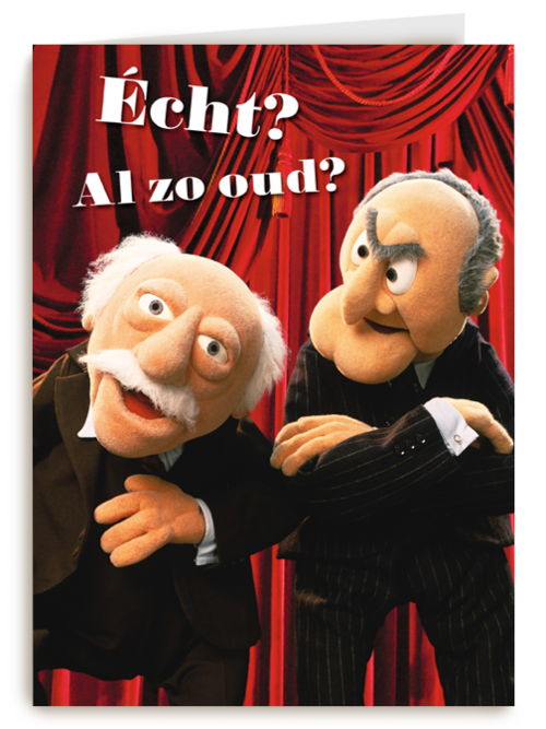 ben je net zo oud als statler en waldorf