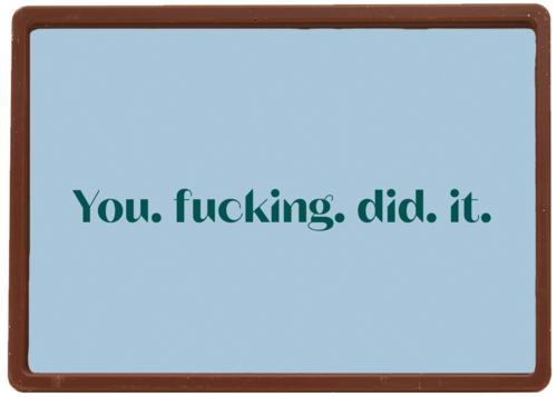 andC You fucking did it