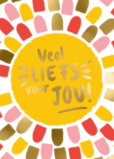 Pasen ansichtkaart veel liefs voor jou