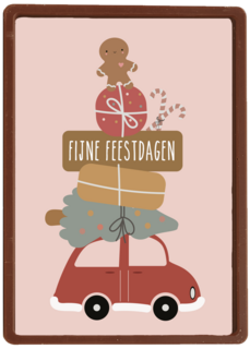 Fijne feestdagen auto Eef Lillemor