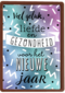 nieuwjaarskaart klassiek veel liefde en gezondheid