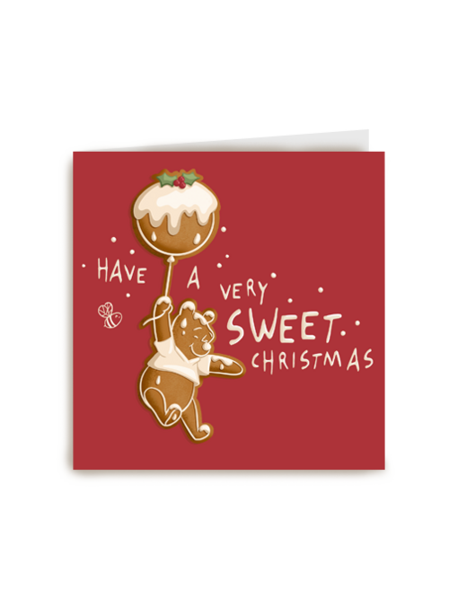 Sweet Christmas Winnie the Pooh
