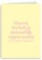 geboorte felicitatie andc nu heb je natuurlijk oppas nodig