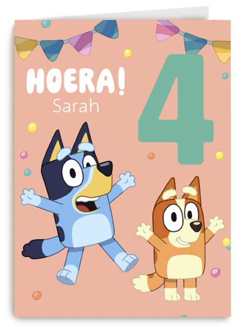 Bluey Bingo Hoera