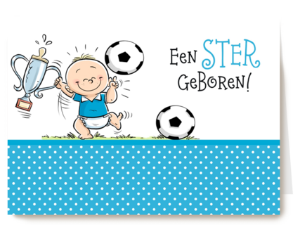 een ster zoon geboren