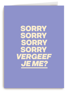 AndC Sorry vergeef je me