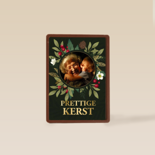 Kerst fotokaart prettige kerst