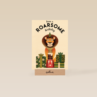 verjaardag kaart folio have a roarsome birthday leeuw