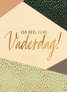 Vaderdag kaart stijlvol een heel fijne vaderdag