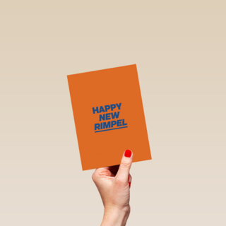 Verjaardagskaart vrouw grappig Happy new rimpel