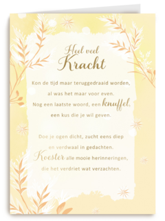 Sterktekaart Heel veel kracht More than words