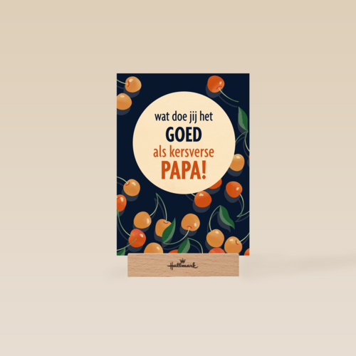 vaderdag kaart kersverse papa