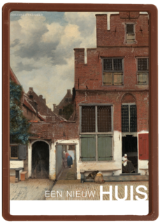 studio art kaart van schilderij johannes vermeer een nieuw huis