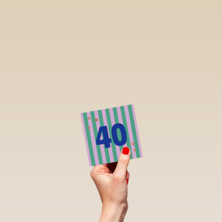 Kaart met leeftijd strepen groen roze