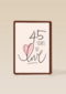 45 years of love