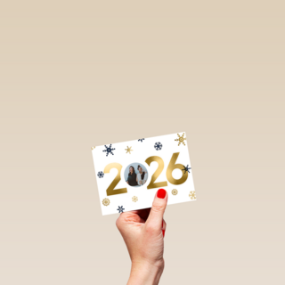 Nieuwjaar 2026 fotokaart gouda